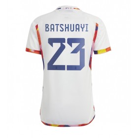 Belgien Michy Batshuayi #23 Borta Kläder VM 2022 Kortärmad